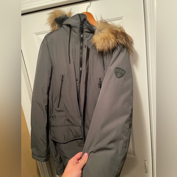 Guess mens snorkel jacket. Brand new, worm only 3 times. - Picture 2 of 3